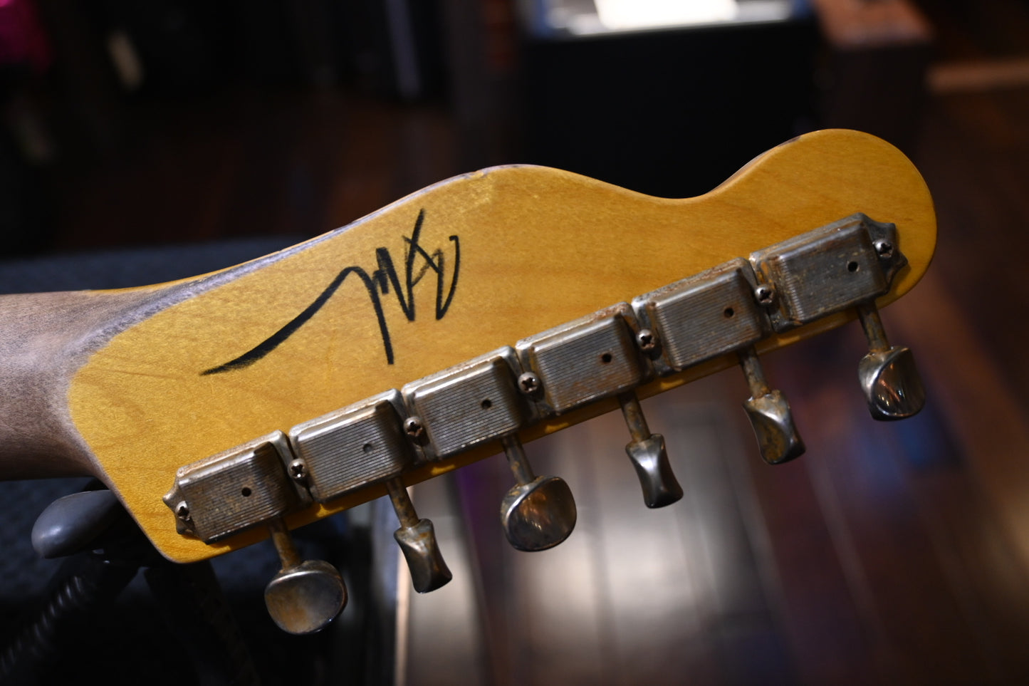 Nash T-52 Thinline Relic - Gold #O410 PRE-OWNED - Danville Music