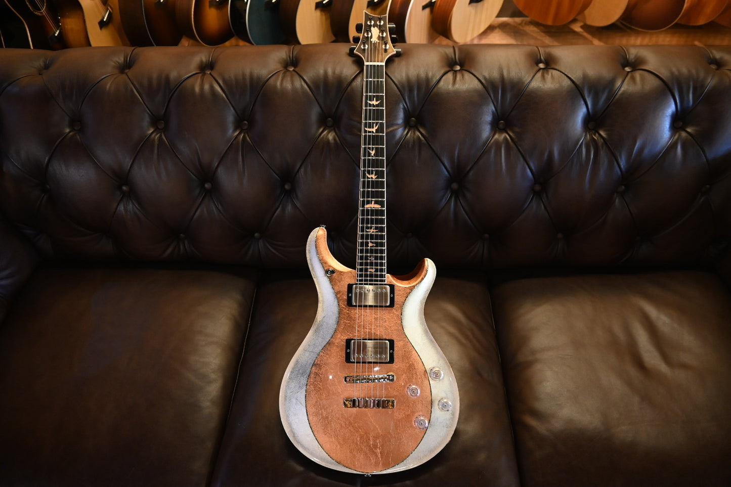 PRS Private Stock McCarty 594 - Silver and Copper Leaf Guitar #10503 - Danville Music