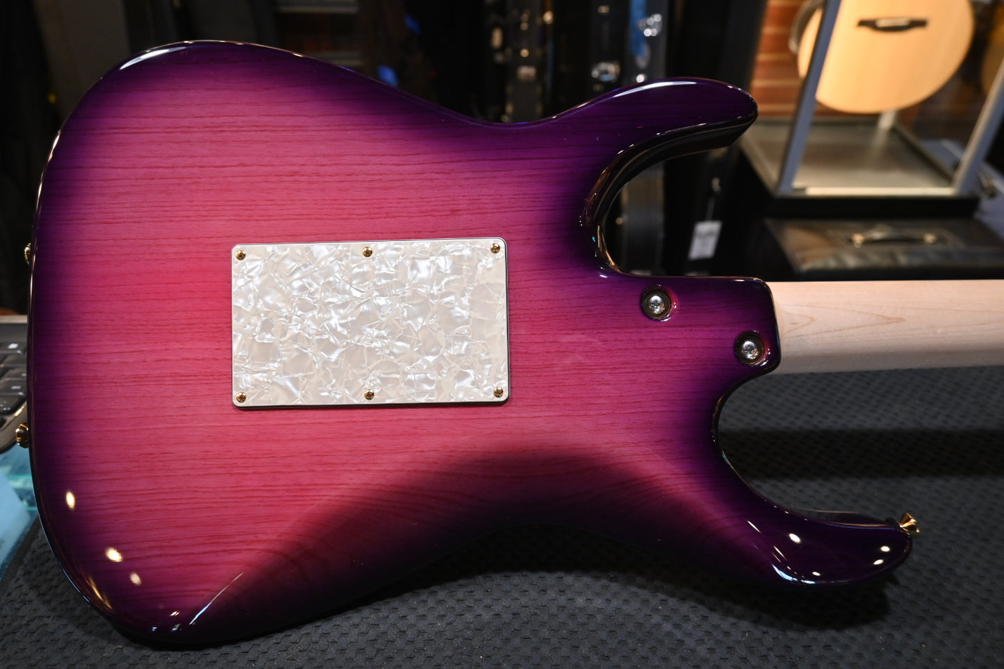 Tom Anderson Guardian Angel - Natural Pink to Purple Burst Guitar #624P