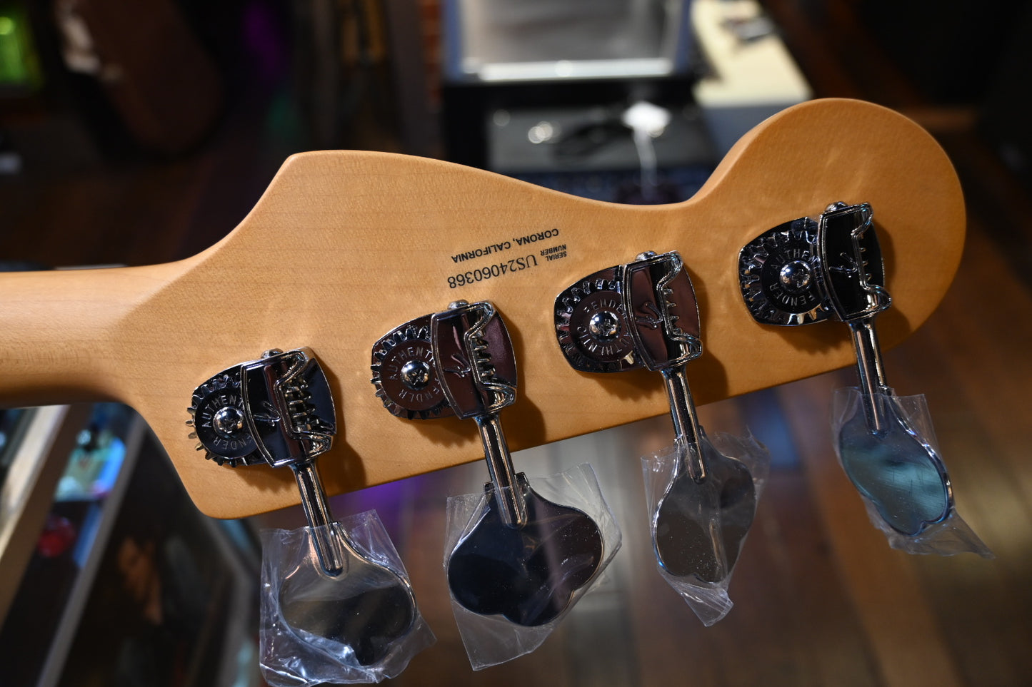 Fender American Ultra II Jazz Bass - Sinister Red Bass #0368 - Danville Music