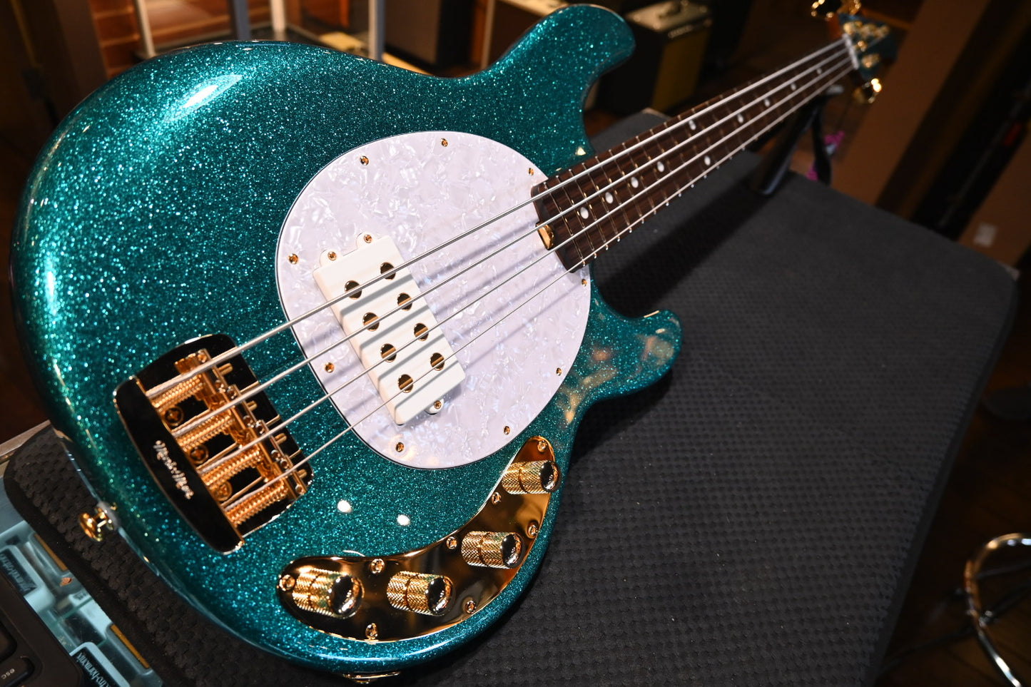 Music Man Stingray Special H - Ocean Sparkle Bass #2149 - Danville Music