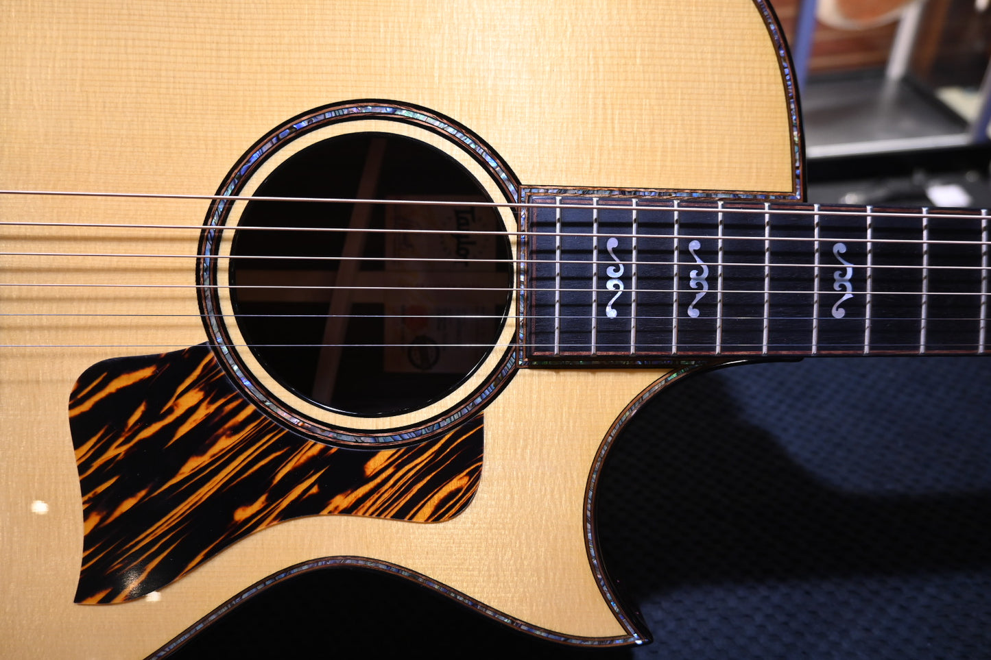 Taylor Custom Select 912ce 12-Fret Lutz Spruce/Rosewood Guitar #4109 - Danville Music