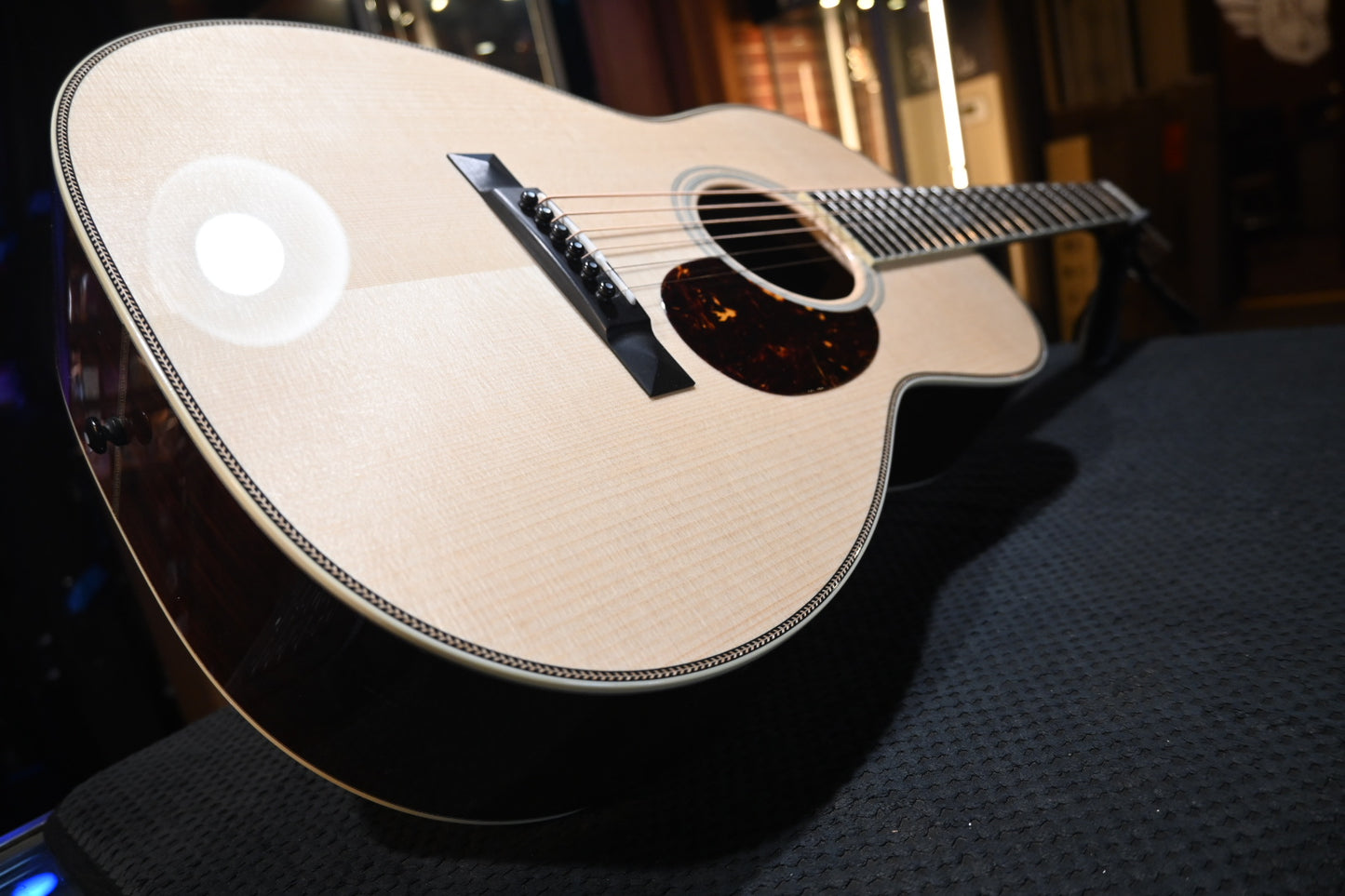 Santa Cruz OO Adirondack Spruce/Brynn Athyn Indian Rosewood Guitar #1292 - Danville Music