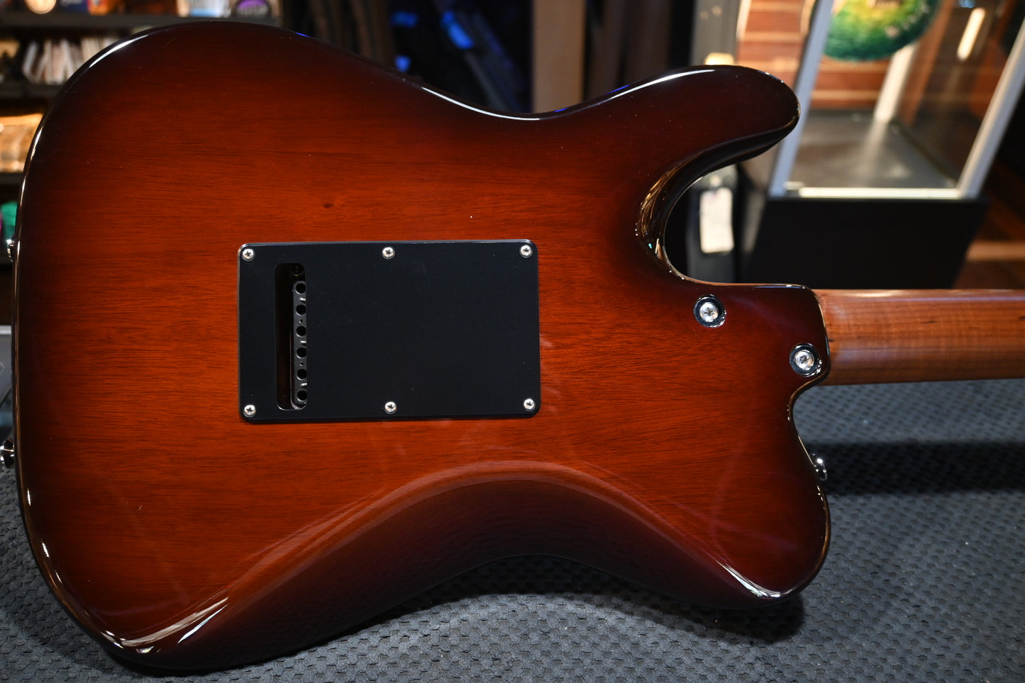 Tom Anderson Drop Mongrel Shorty Hollow 2015 - Tiger Eye Burst Guitar #215A - Danville Music
