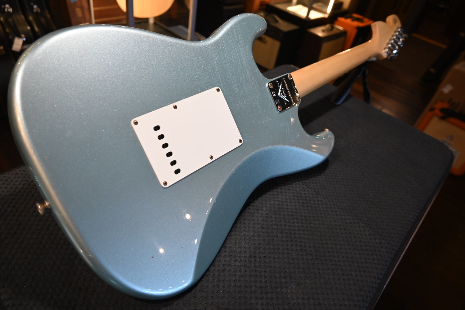 Fender Custom Shop LTD 1969 Stratocaster Bone Tone Journeyman - Aged Fire Mist Silver Guitar #3316 - Danville Music