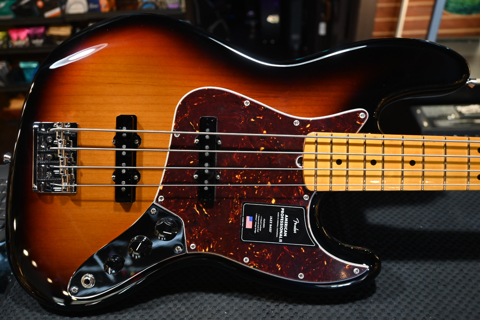 Fender American Professional II Jazz Bass 3-Color Sunburst Bass 2471 |  Danville Music