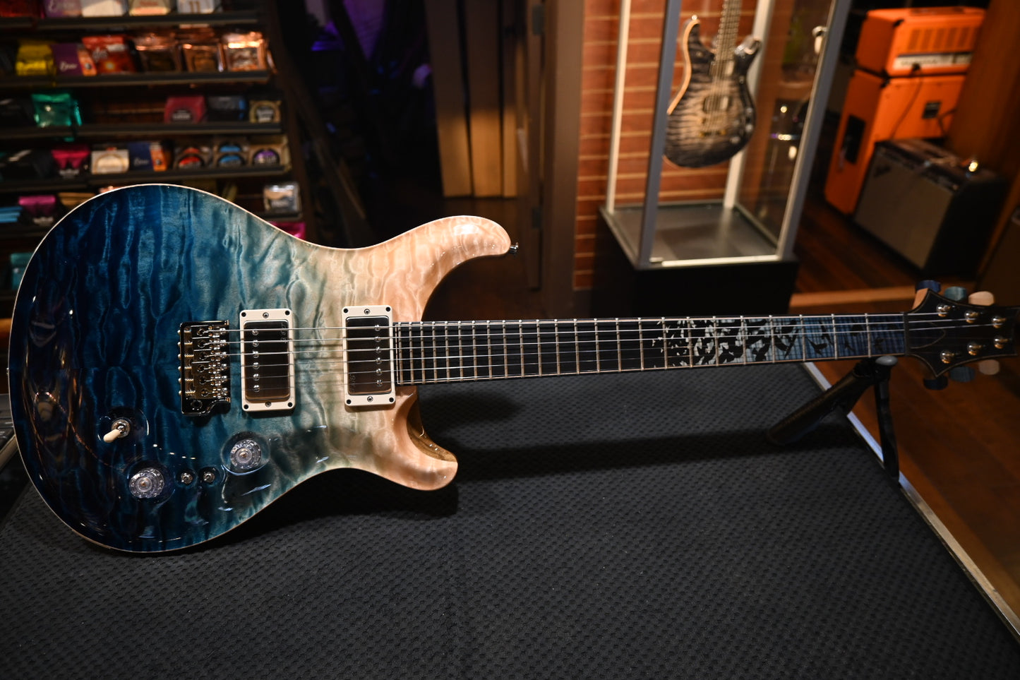 PRS Private Stock Custom 24-08 Birds of a Feather - Iceberg Fade Guitar #10774 - Danville Music