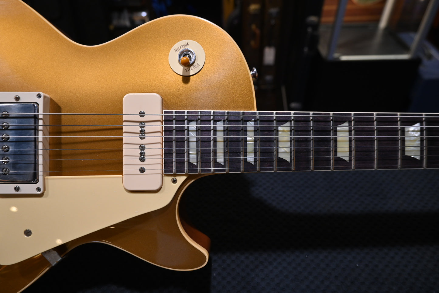 Gibson Custom Shop 1956 Les Paul Standard Reissue Goldtop VOS PSL - Double Gold Guitar #5109
