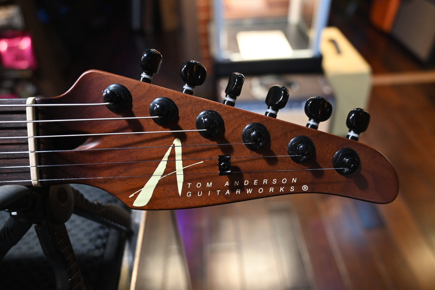 Tom Anderson Angel - Ginger Burst Guitar #124P - Danville Music