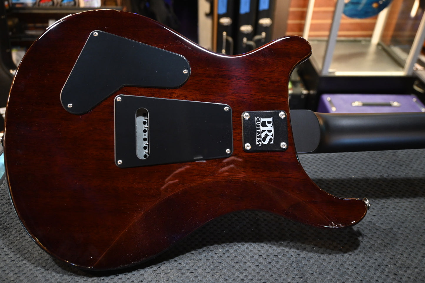 PRS Wood Library CE 24 Quilt - Tortoise Shell Guitar #2514 - Danville Music