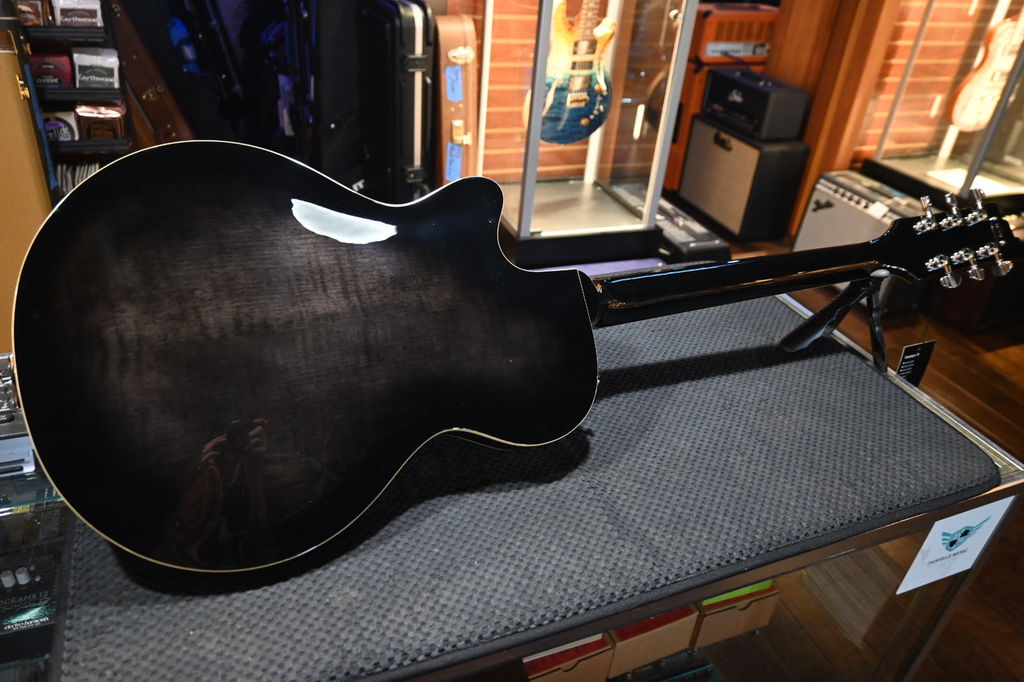Duesenberg Starplayer TV - Black Sparkle Guitar #1775