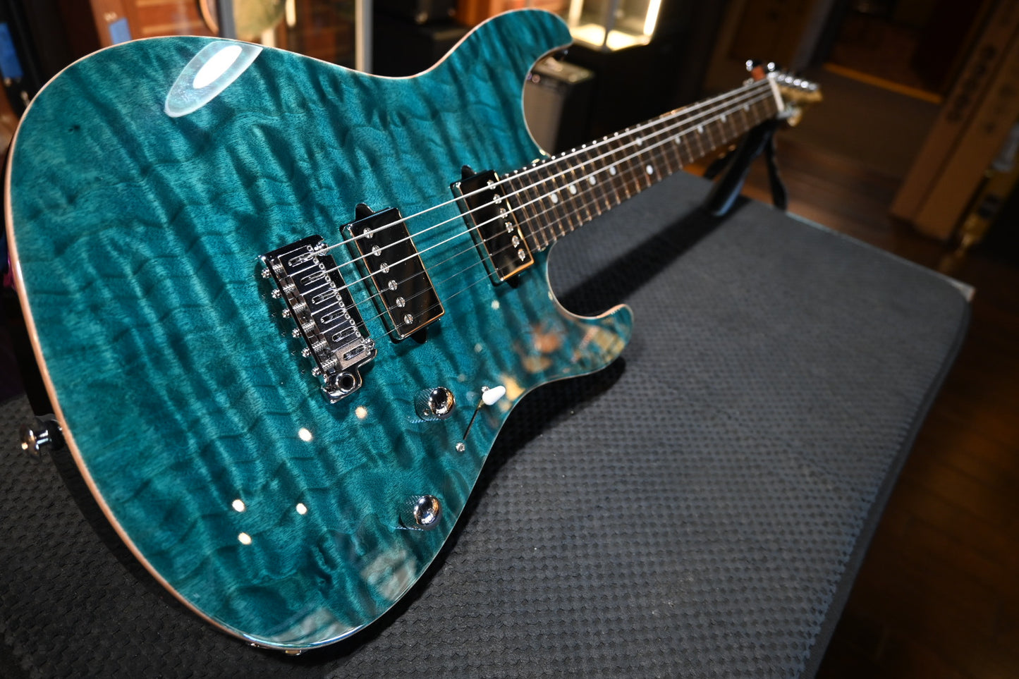 Suhr Custom Modern - Trans Teal Guitar #6271 USED