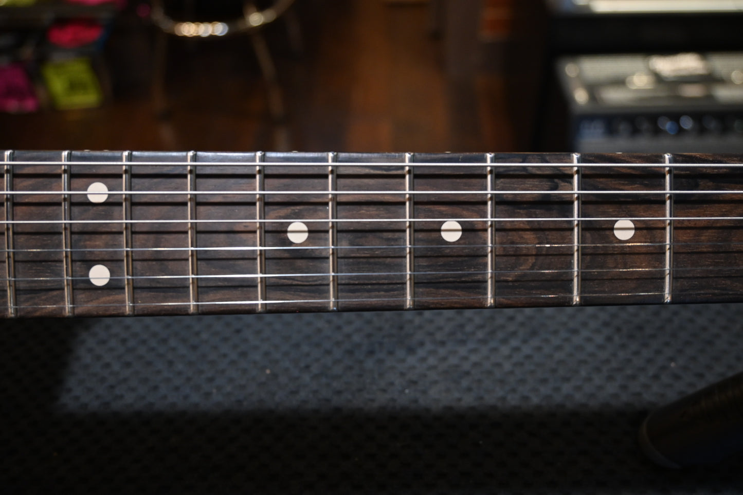Tom Anderson Bobcat Cub - Transparent Amber to Cherry Burst Satin Guitar #224P - Danville Music