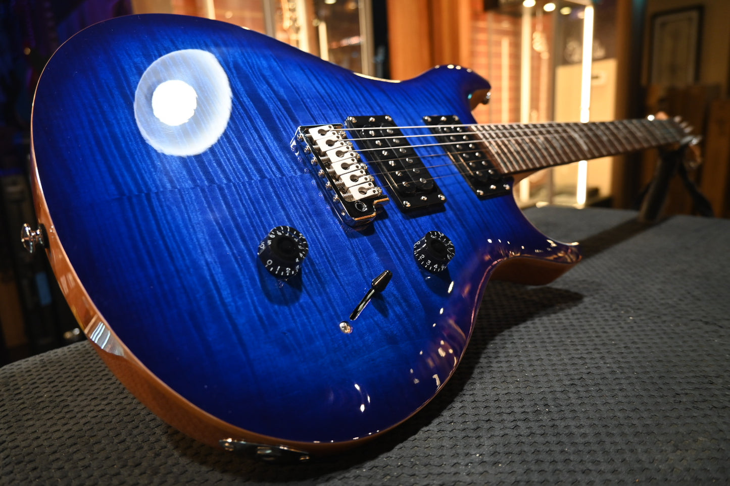 PRS SE Custom 24 - Faded Blue Burst Guitar #3425 - Danville Music