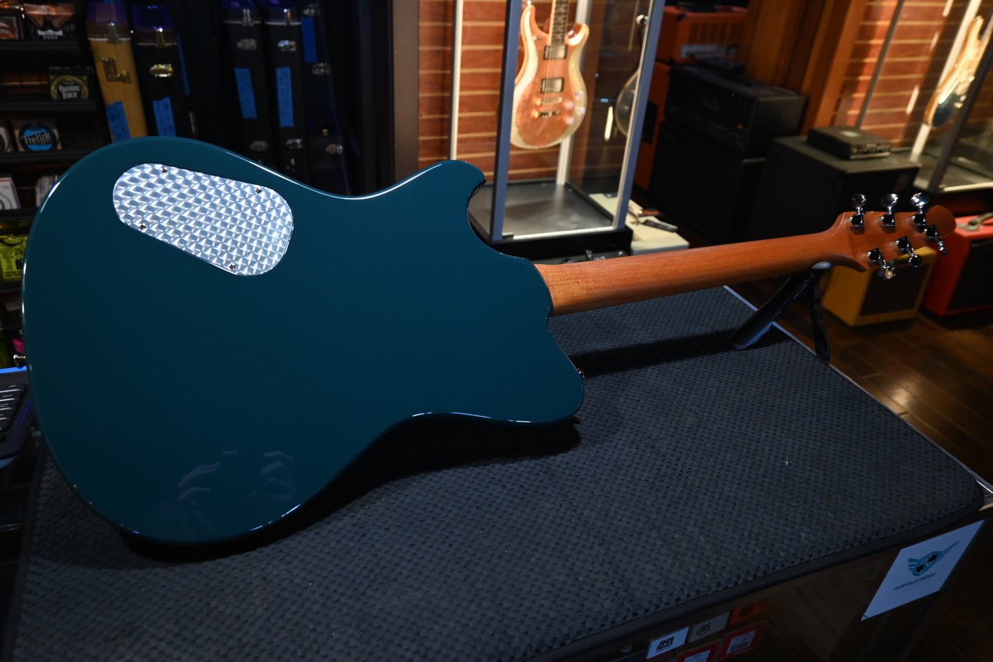 Powers Electric A-Type FF42 CamTail - Fjord Green Guitar #A785 - Danville Music