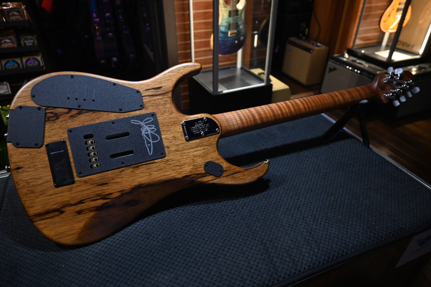 Music Man BFR JP15 - Butterscotch Burl Guitar #0092 - Danville Music