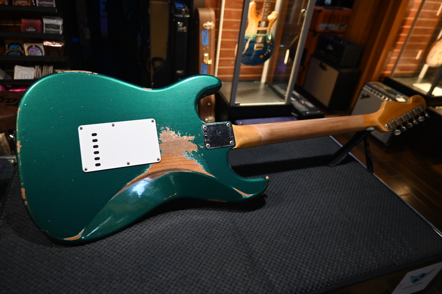 Fender Custom Shop Custom 1959 Stratocaster Heavy Relic - British Racing Green Guitar #3501