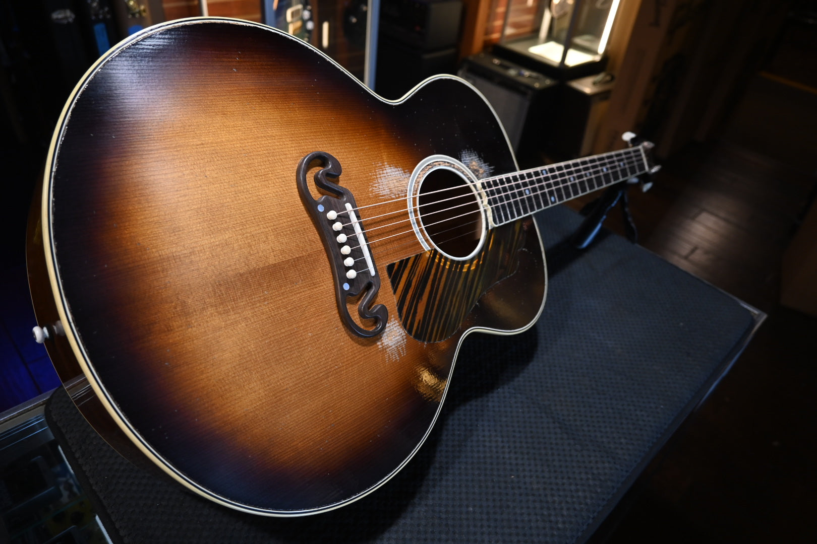 Gibson Custom Shop 1939 SJ-100 Heavy Aged - Faded Vintage Sunburst Guitar #5027 - Danville Music