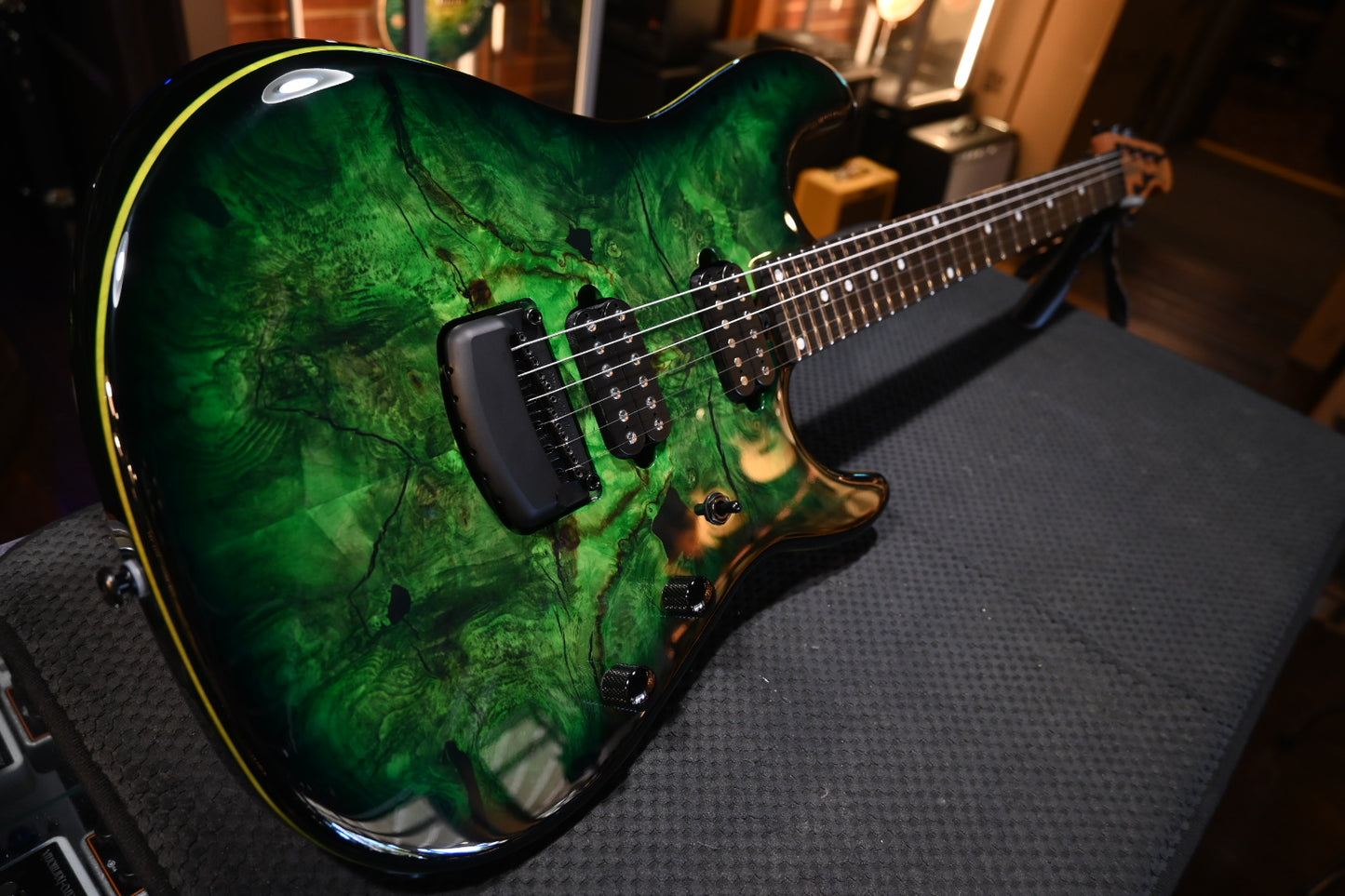 Music Man Jason Richardson Cutlass HT - Kokiri Forest Guitar #0933 - Danville Music