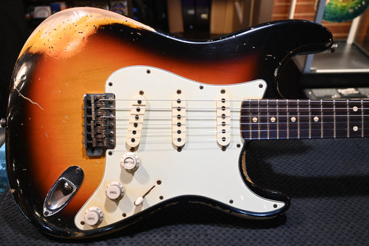 Fender Custom Shop John Cruz Masterbuilt 1960 Stratocaster Relic 2013 - 3 Color Sunburst Guitar #2217