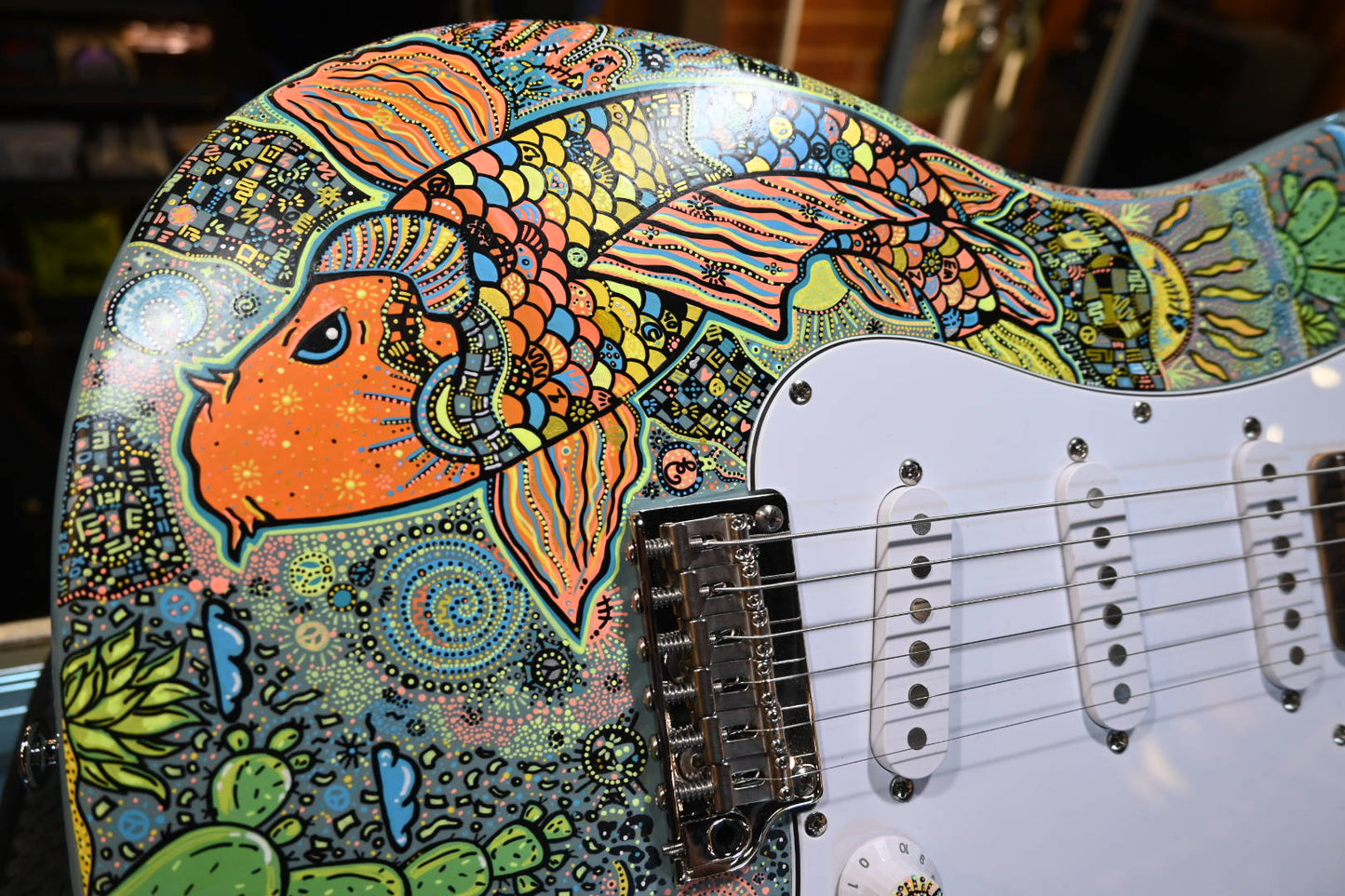 PRS SE Silver Sky Danville Music X Rosati “Desert Dreams” Edition - Stone Blue Guitar #2065 - Danville Music