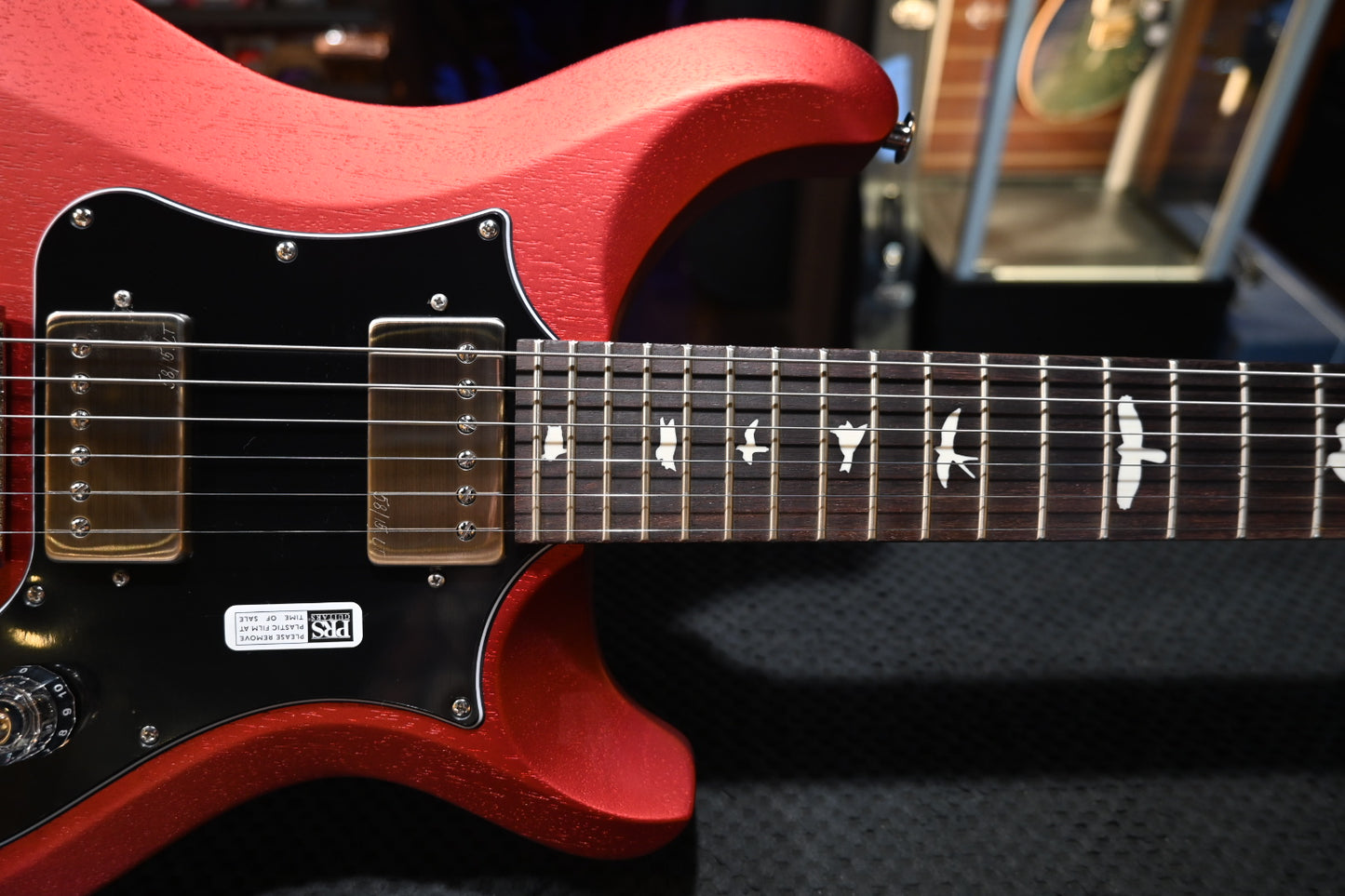 PRS S2 Standard 24 Satin - Red Apple Metallic Guitar #1450 - Danville Music