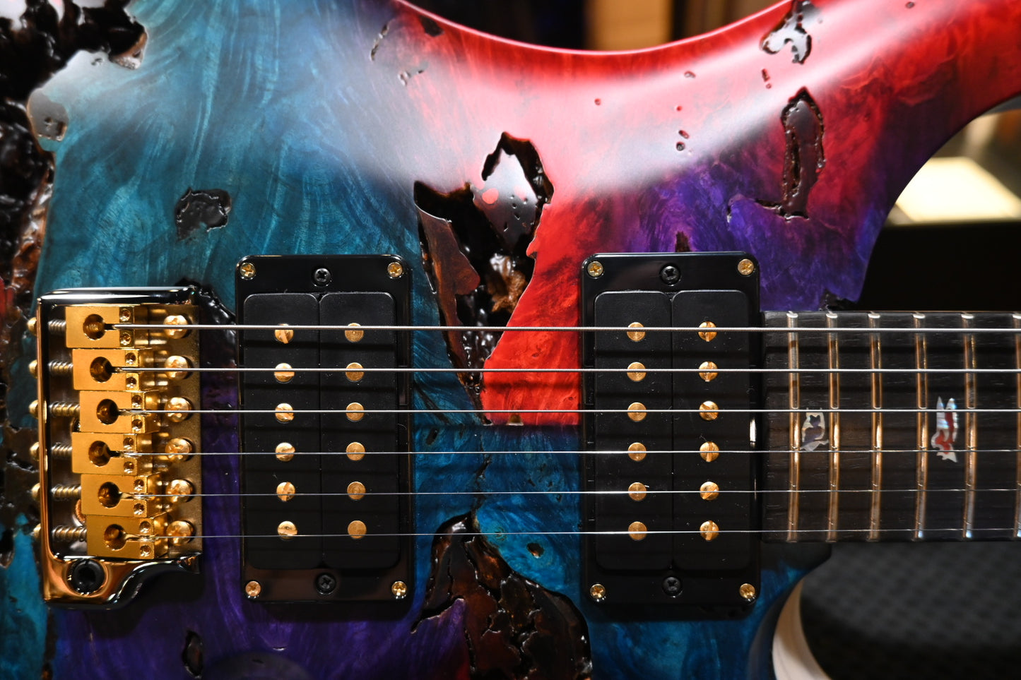 PRS Private Stock Custom 24 Buckeye Burl - Multi-Color Guitar #10499 - Danville Music