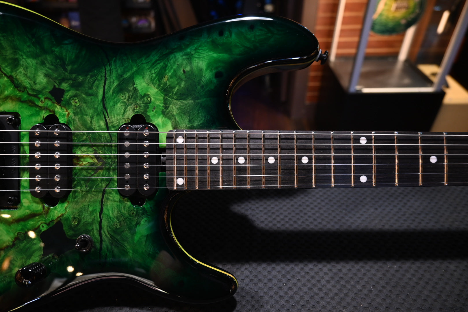 Music Man Jason Richardson Cutlass HT - Kokiri Forest Guitar #0933 - Danville Music