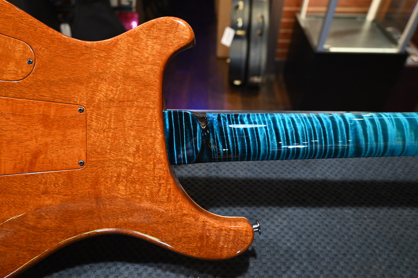 PRS Private Stock Custom 24 One-Piece Quilt Koi - Sub Zero Glow Guitar #11674