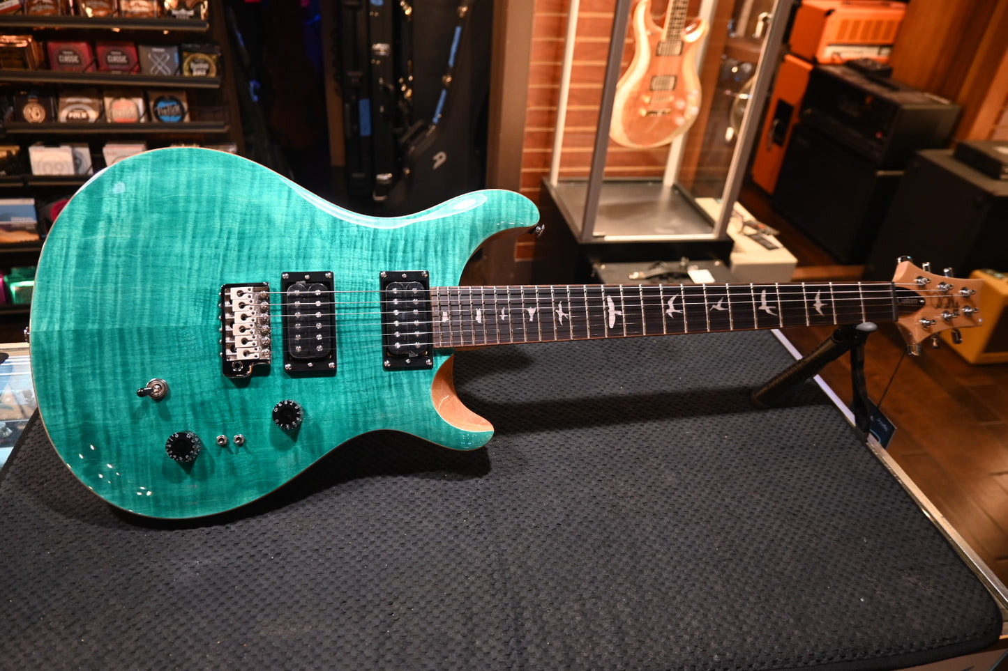 PRS SE Custom 24-08 - Turquoise Guitar #3112 - Danville Music