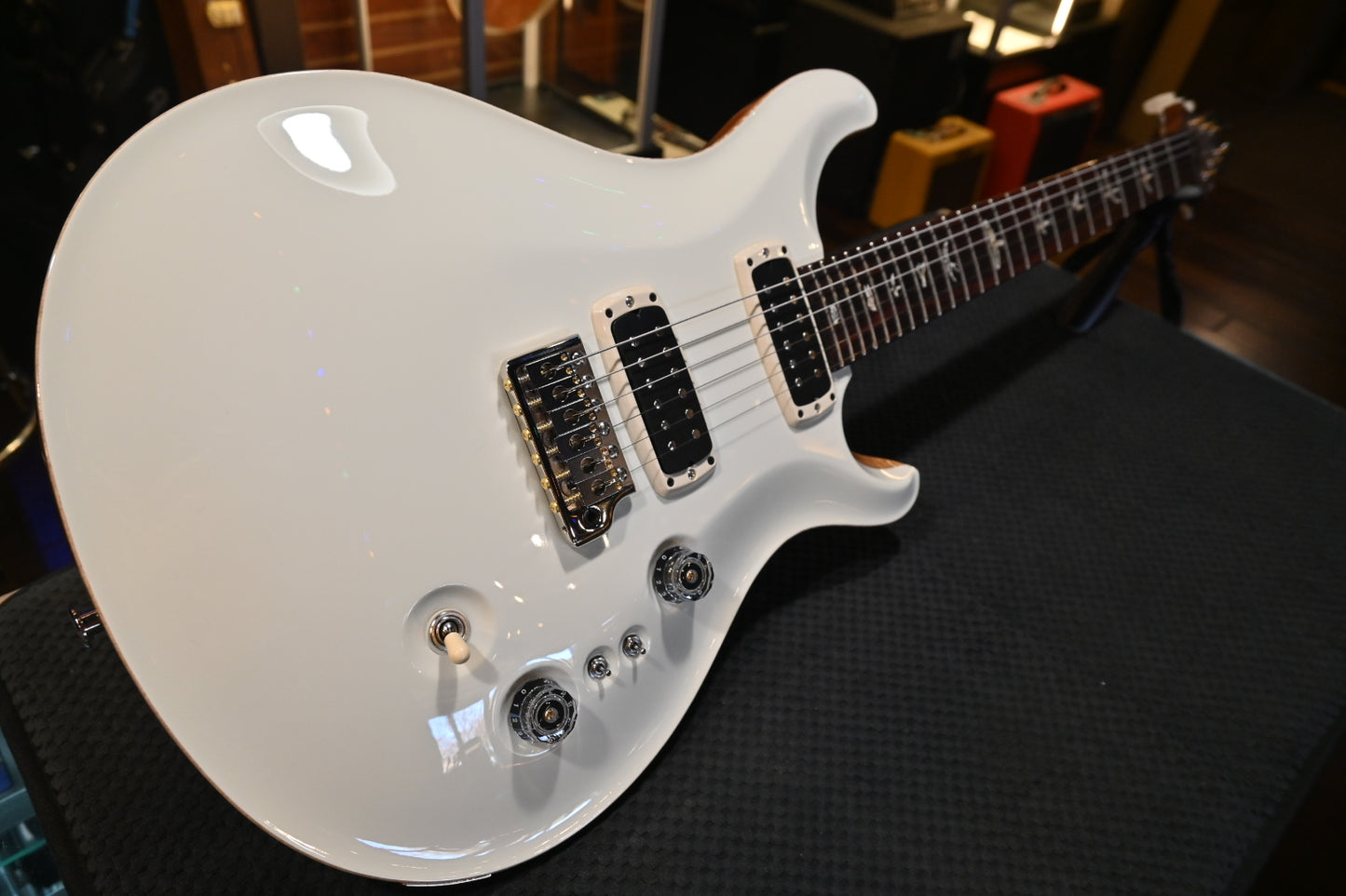 PRS Custom 24-08 - Antique White Guitar #5298 - Danville Music