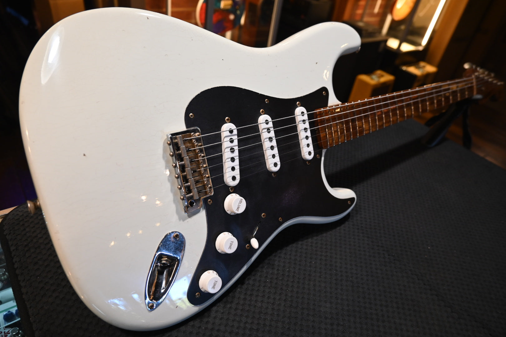 Fender Custom Shop LTD 1954 Roasted Stratocaster - Desert Tan Guitar #0443 - Danville Music