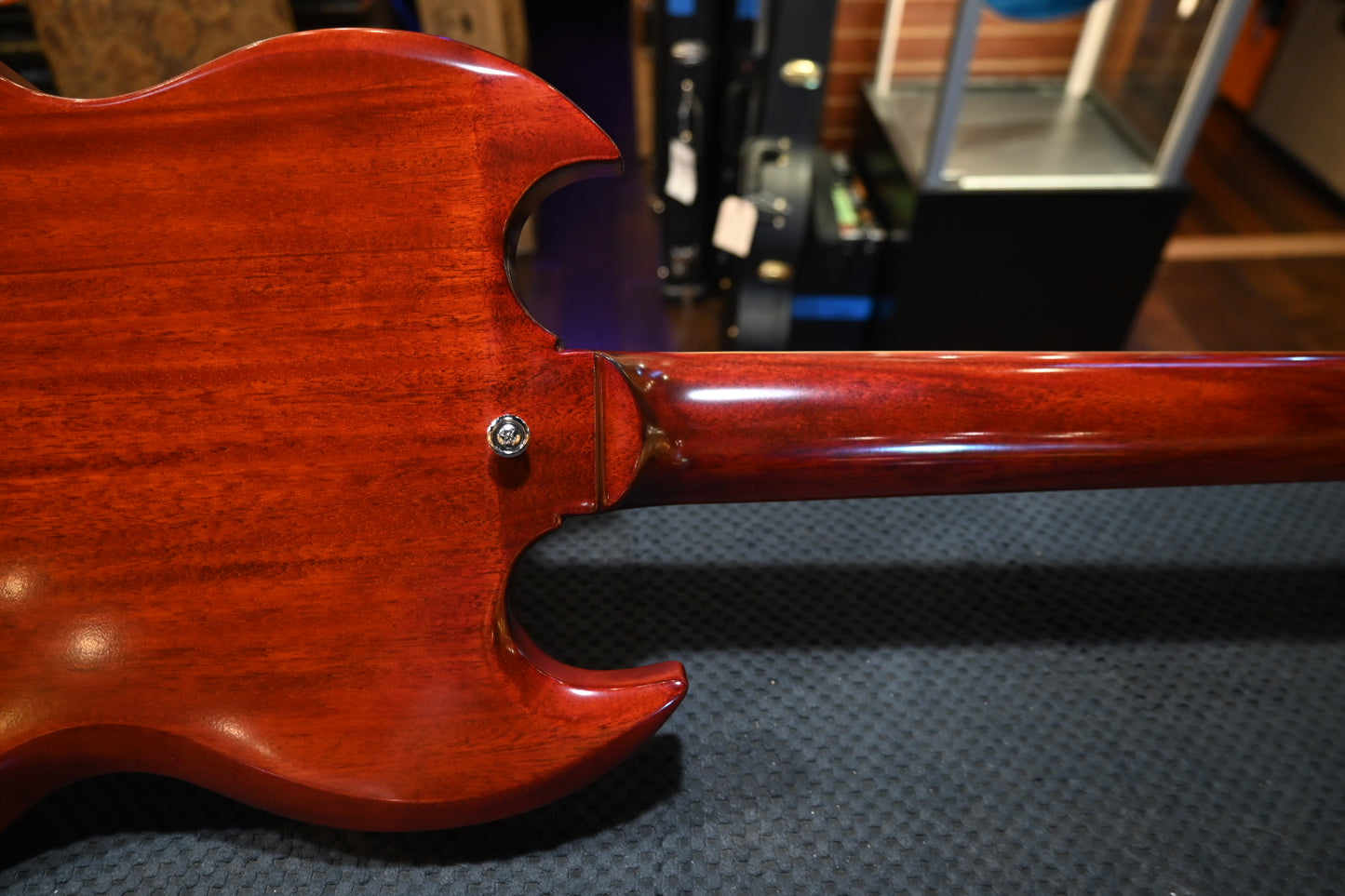 Epiphone Inspired by Gibson Custom 1964 SG Standard with Maestro Vibrola Reissue - Cherry Red Guitar #8734 - Danville Music