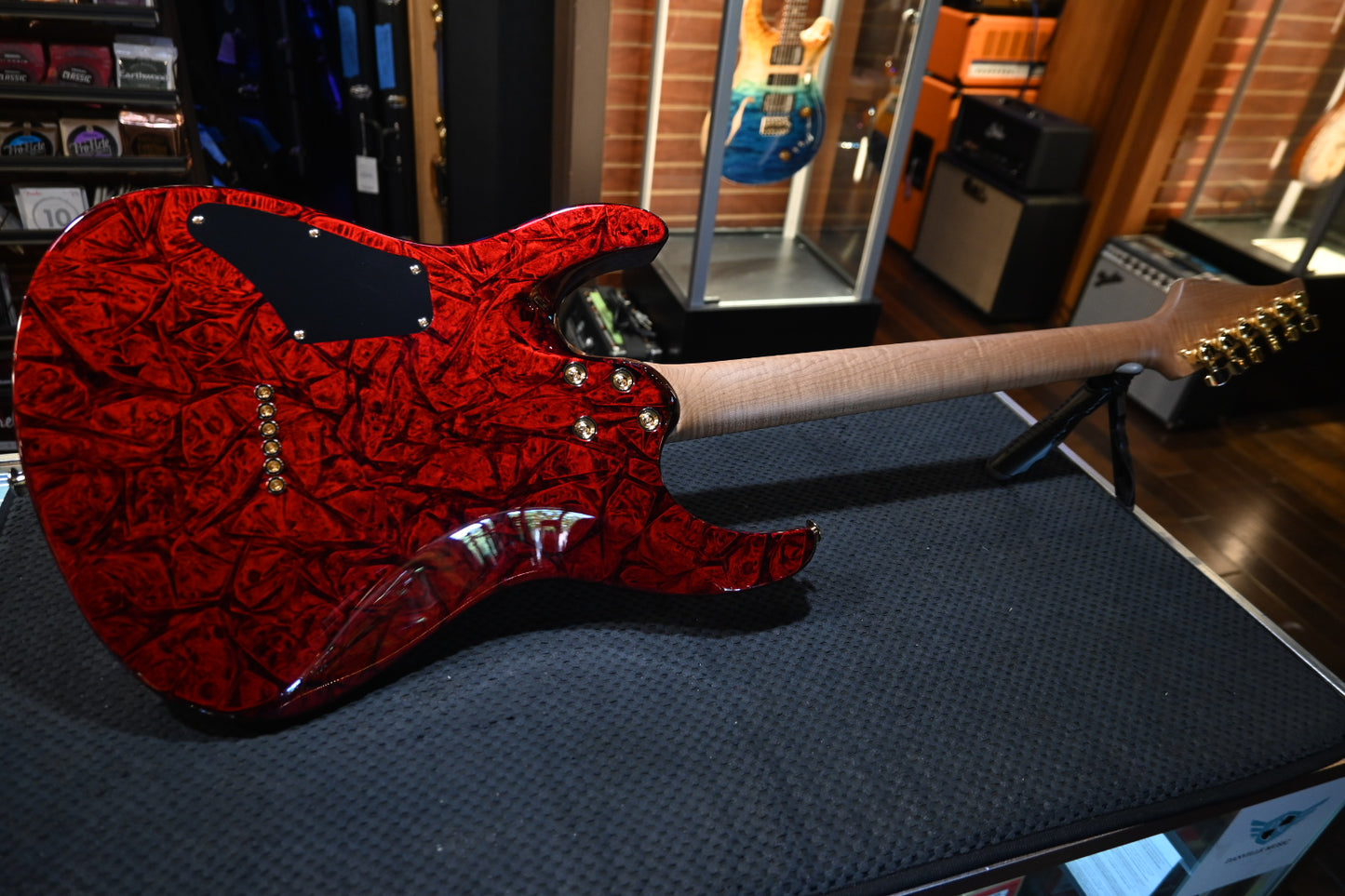 Suhr Custom Modern Carve Top - Red Web Guitar #8627 - Danville Music