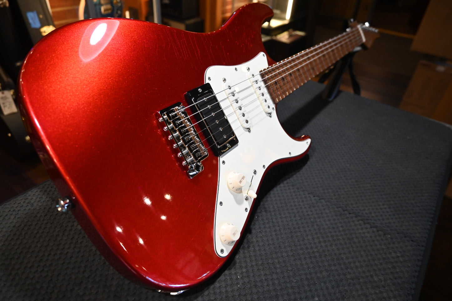 Suhr Pete Thorn Signature Series Traditional 90 - Candy Apple Red Guitar #9365 - Danville Music