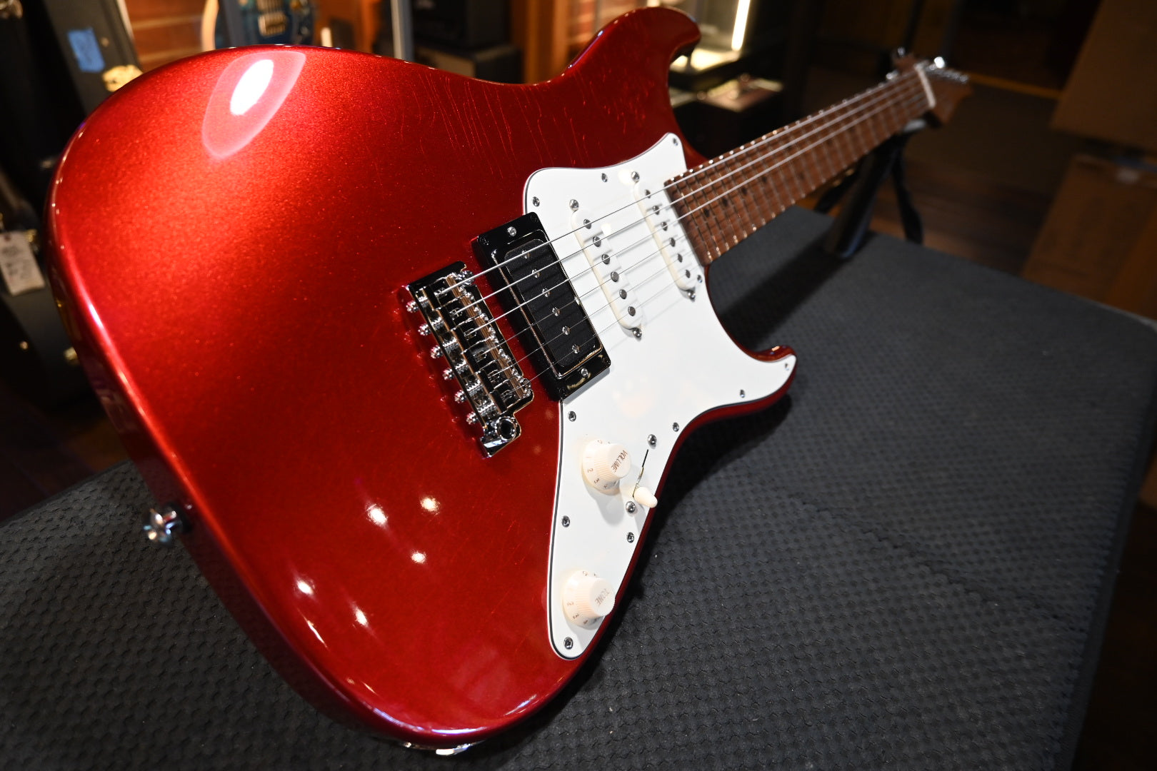 Suhr Pete Thorn Signature Series Traditional 90 - Candy Apple Red Guitar #9365 - Danville Music