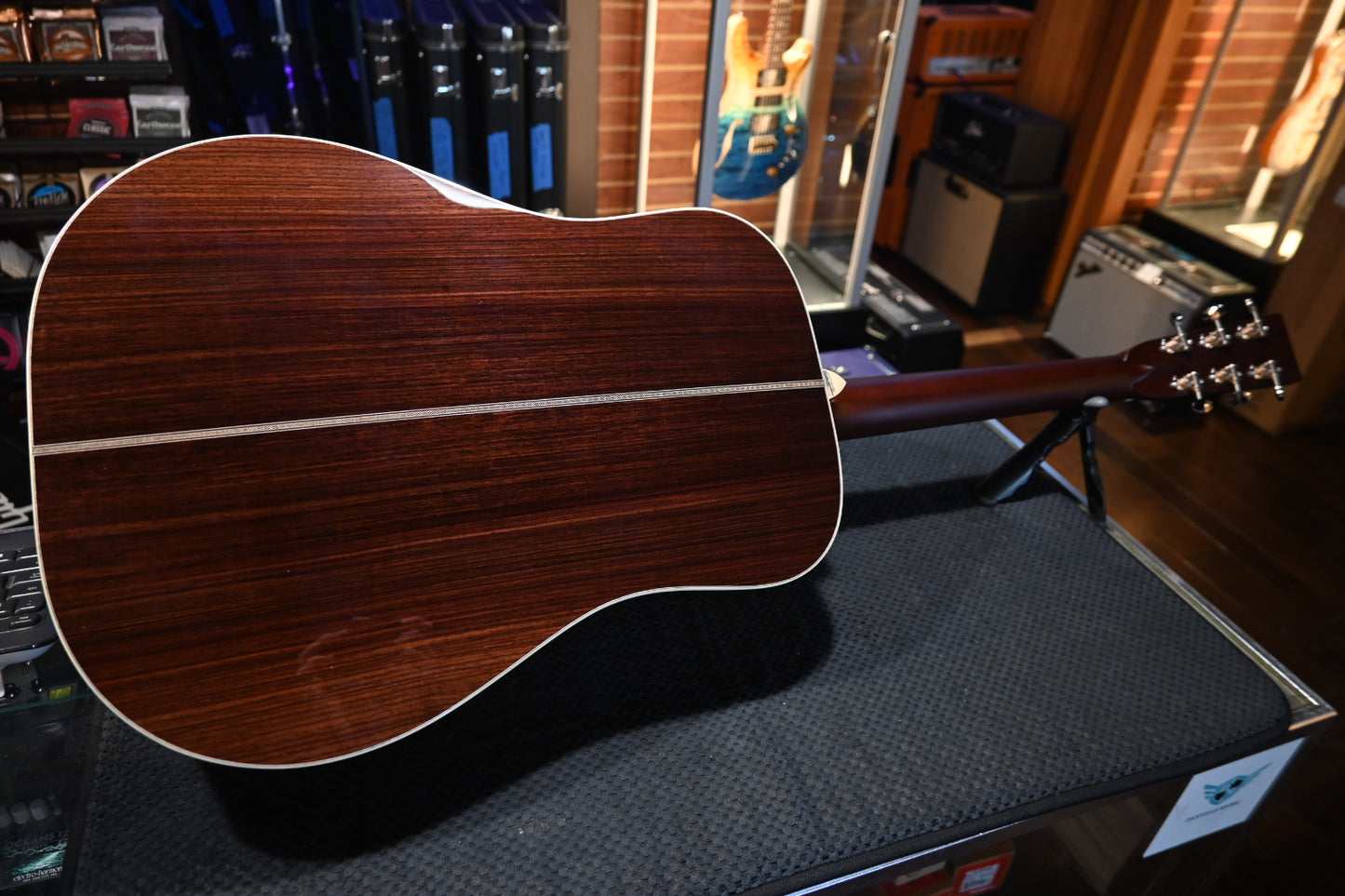 Santa Cruz Model D Bearclaw German Spruce/Rosewood - Natural Guitar #8087 - Danville Music