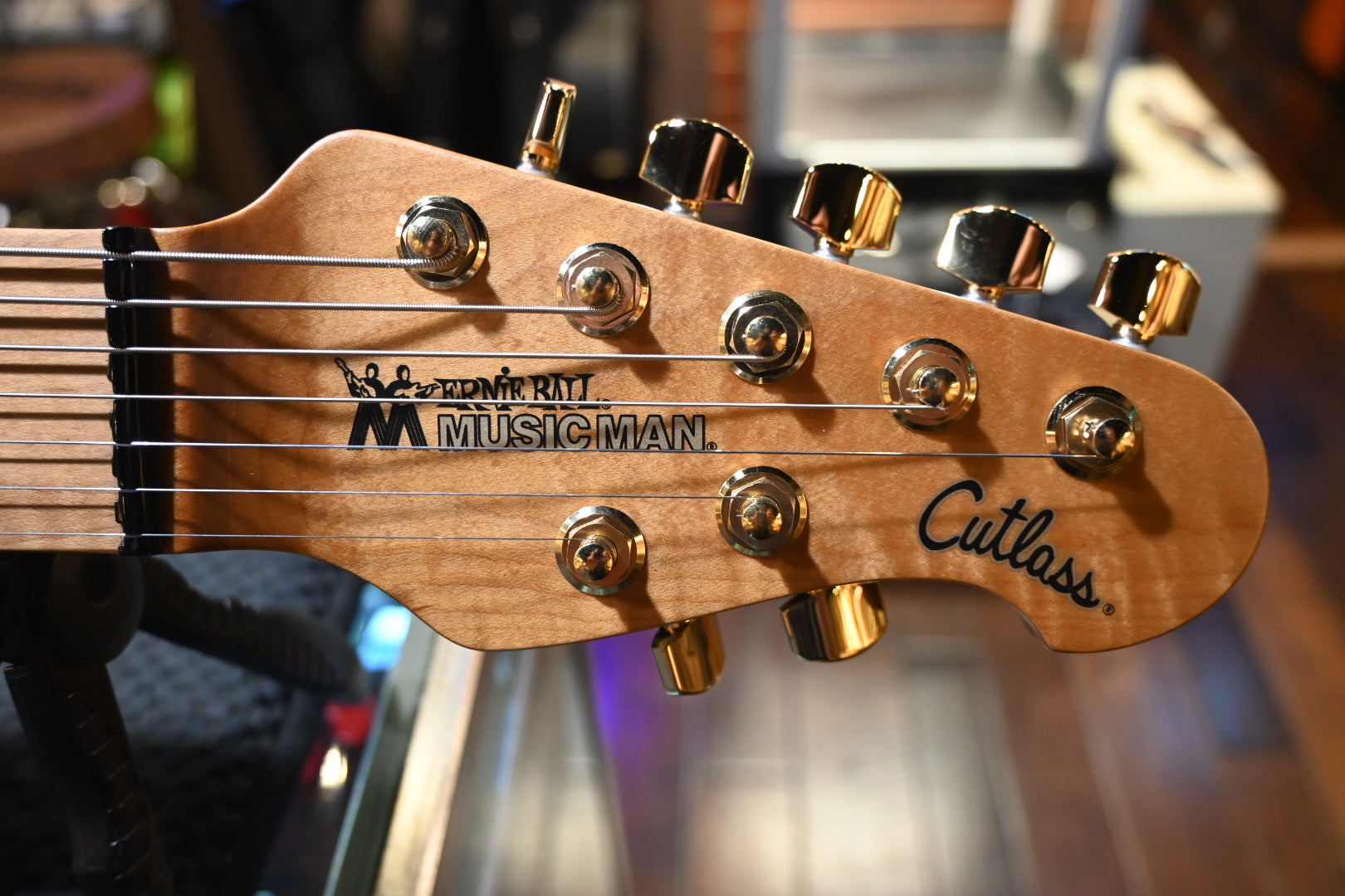 Music Man Jason Richardson 7-String Cutlass - Majora Purple Guitar #1268 - Danville Music