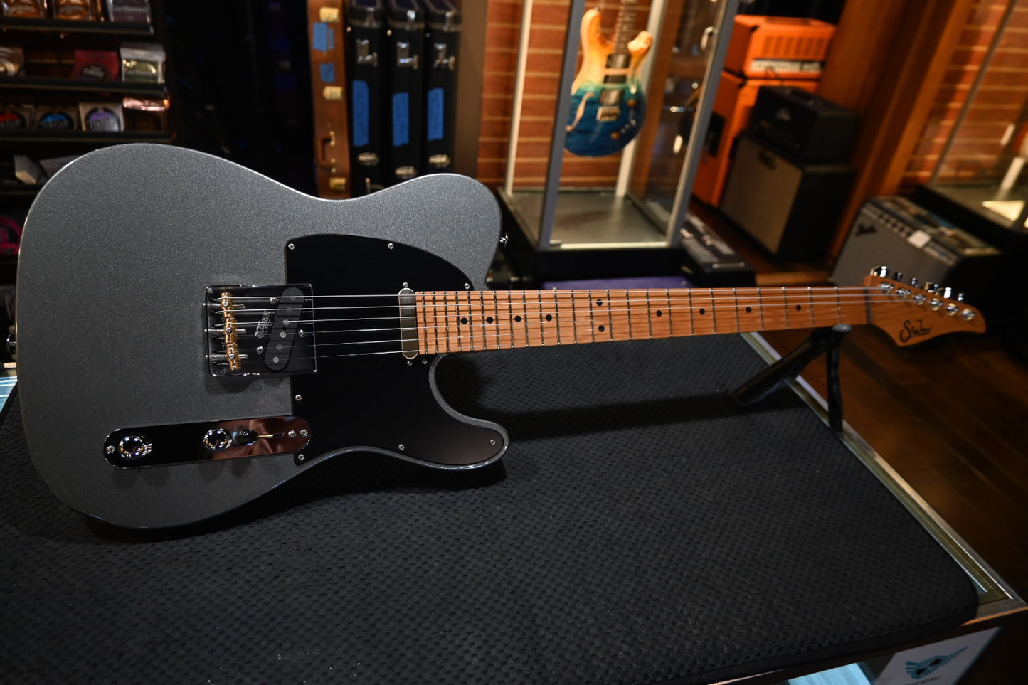 Suhr Andy Wood Signature Series Modern T SS - AW Silver Guitar #1438 - Danville Music