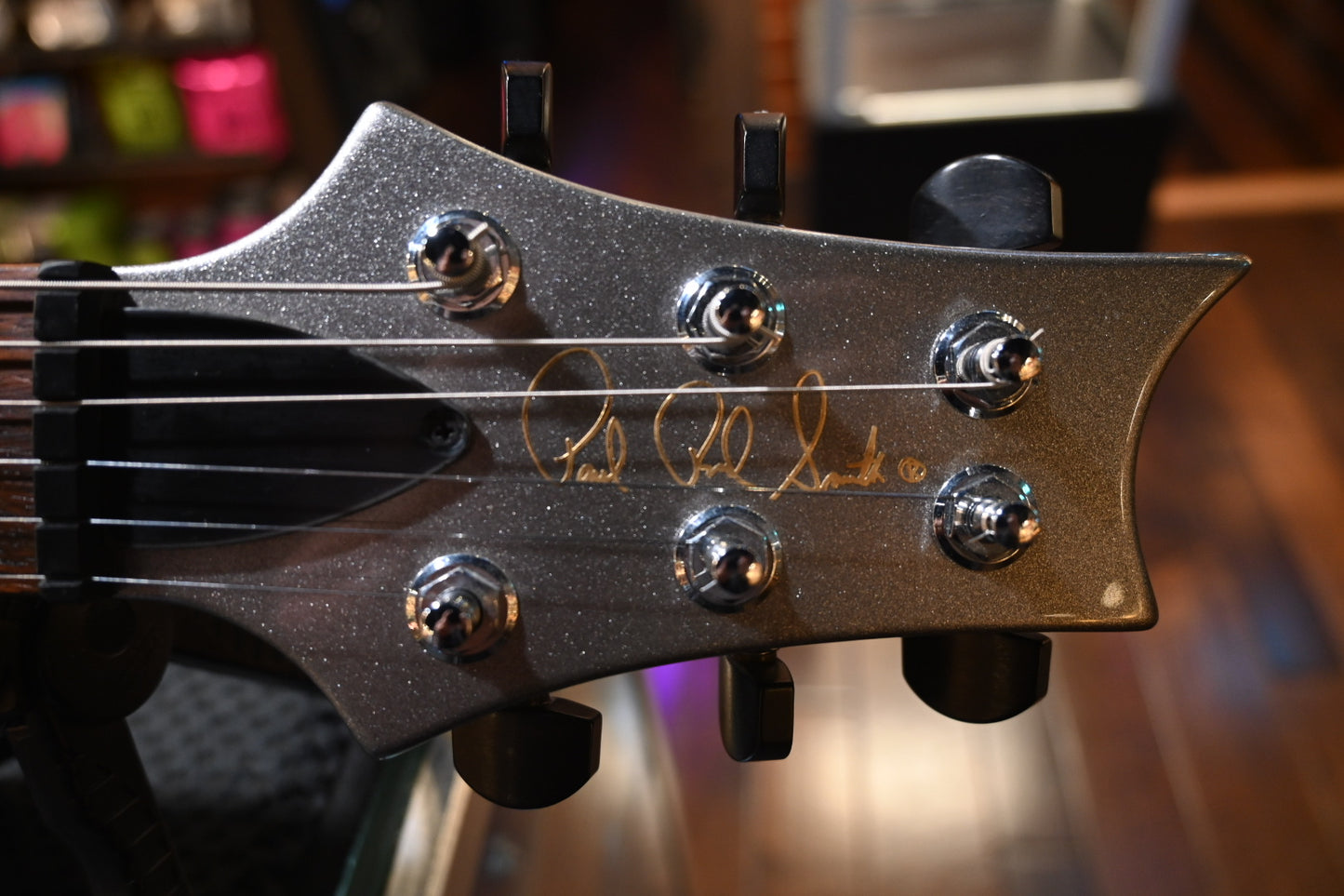 PRS Custom 22 Soapbar 2009 - Platinum Metallic Guitar #3366 - Danville Music
