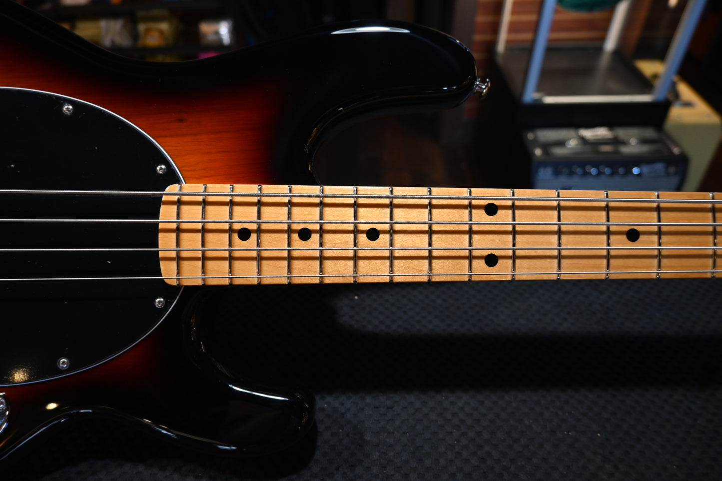 Music Man Retro ‘70s StingRay Bass - Vintage Sunburst Bass #0612 - Danville Music