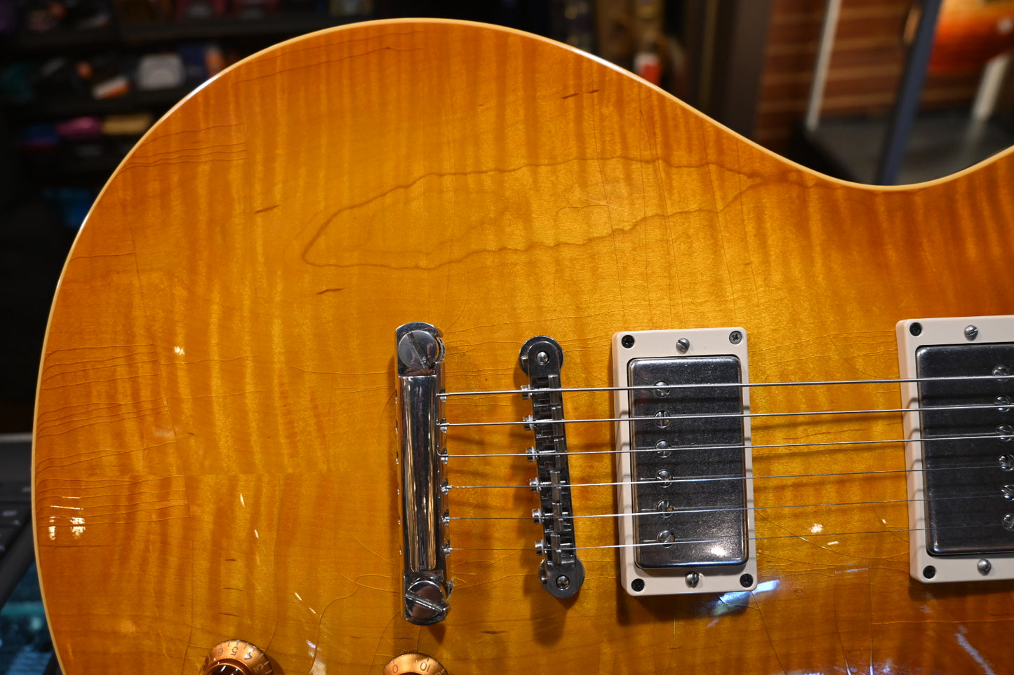 b3 Gene Baker SL Deluxe 2021 - Dirty Lemon Burst Guitar #0026