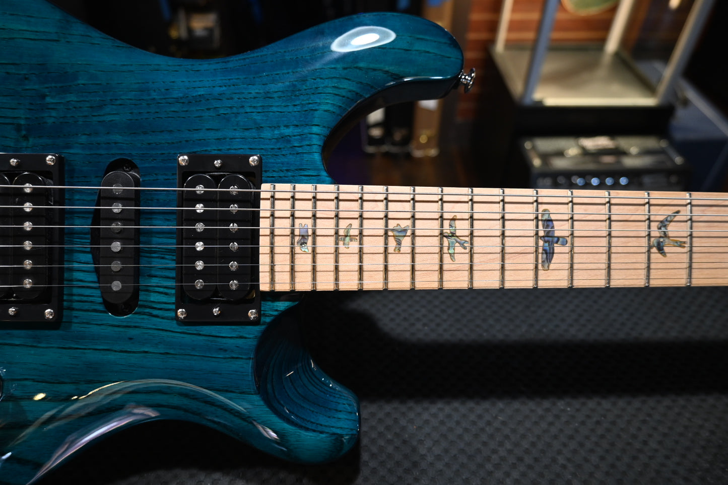 PRS SE Swamp Ash Special - Iri Blue Guitar #7192 - Danville Music