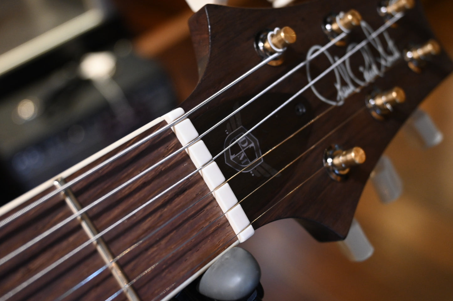PRS Wood Library McCarty 594 Semi-Hollow Danville Music 35th Anniversary Artist Top - Gold Storm Fade Guitar #2877