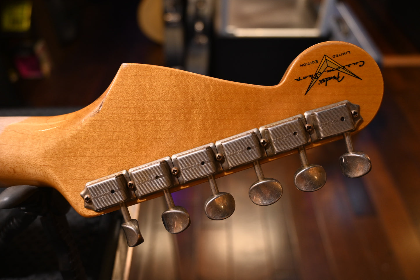 Fender Custom Shop 1957 Limited Stratocaster Relic 2023 - Faded Aged Daphne Blue Guitar #5280