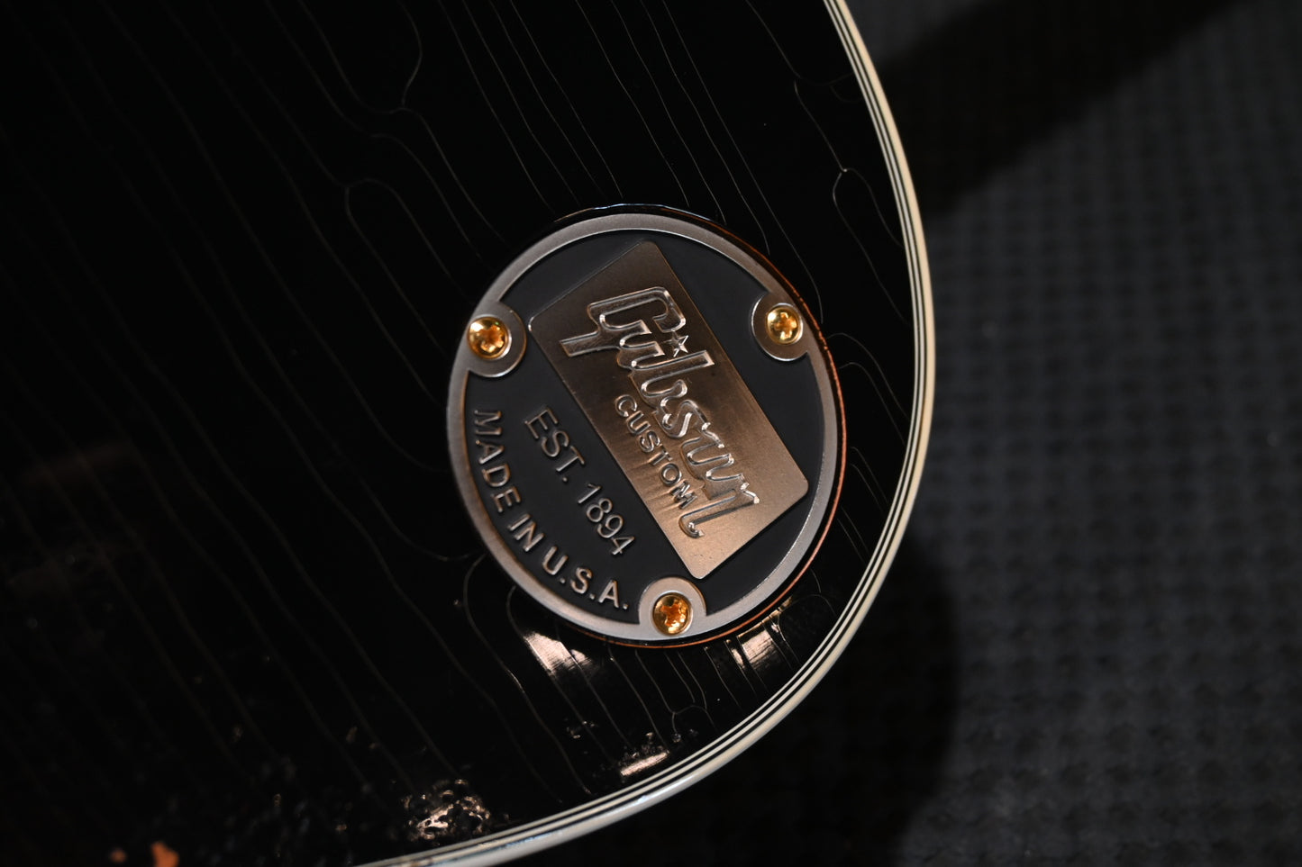 Gibson Custom Shop 1954 Les Paul Custom 2020 Relic - Ebony Guitar #0045