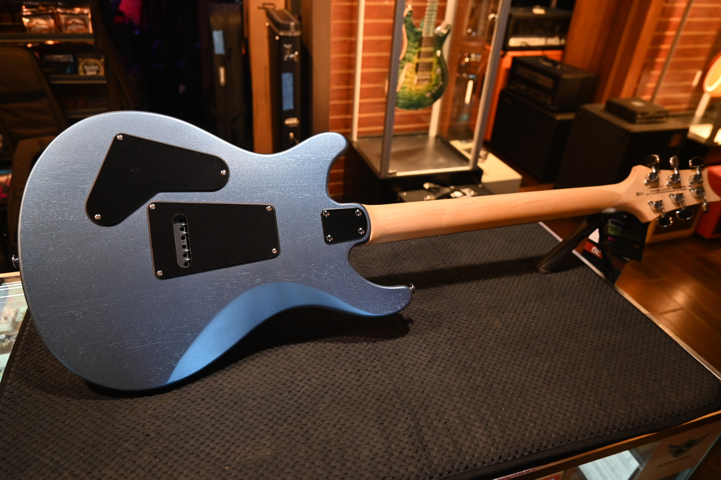 PRS SE CE 24 Standard Satin - Ice Blue Metallic Guitar #5352 - Danville Music