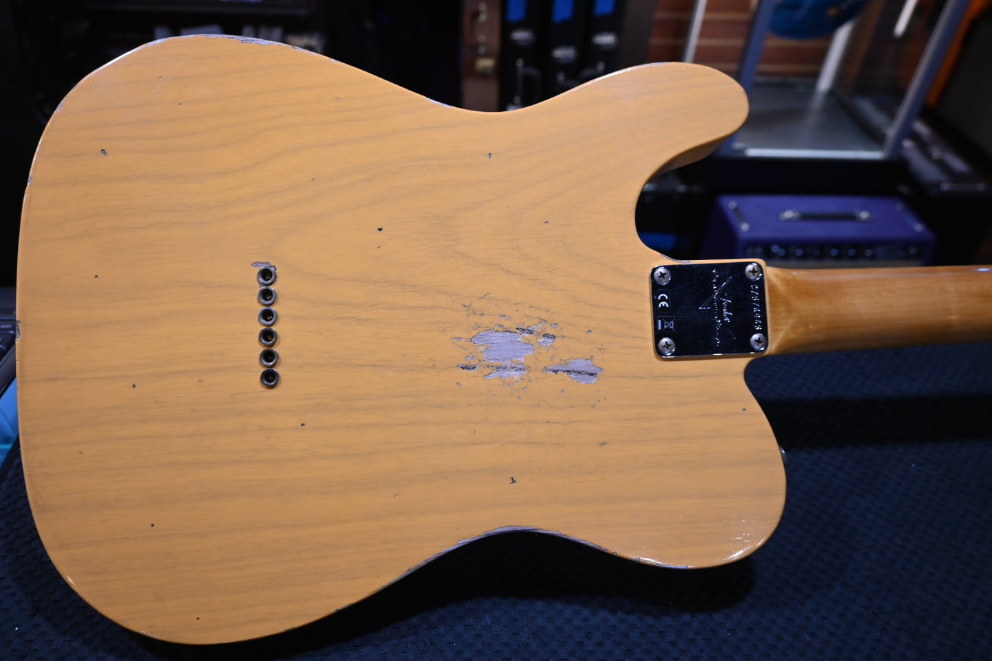 Fender Custom Shop Limited Edition “Bobbed” Telecaster Thinline Relic 2024 - Butterscotch Blonde Guitar #4945 - Danville Music