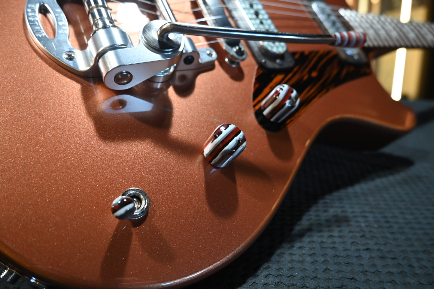 Powers Electric A-Type FF42 CamTail - Byzantine Gold Guitar #A774 - Danville Music