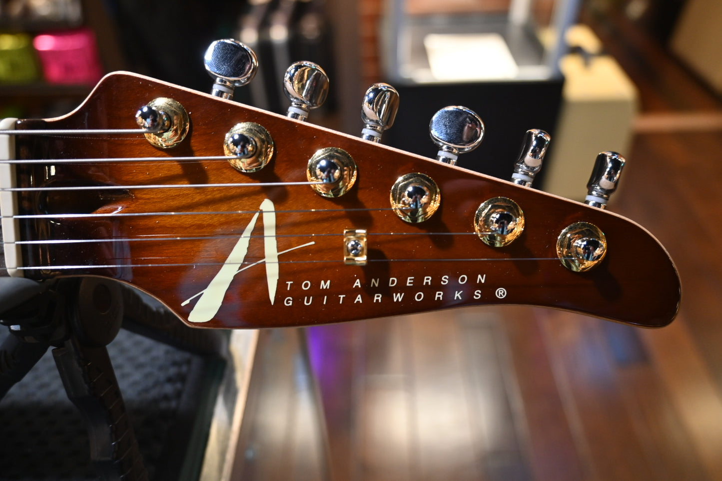 Tom Anderson Drop Top Classic Hollow - Tobacco Shaded Edge Guitar #923P - Danville Music